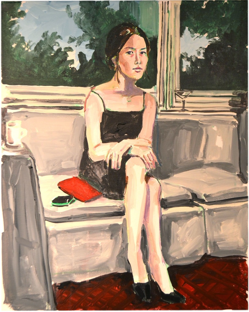 Jeanne, 2014 Acrylic on canvas, 16 X 20