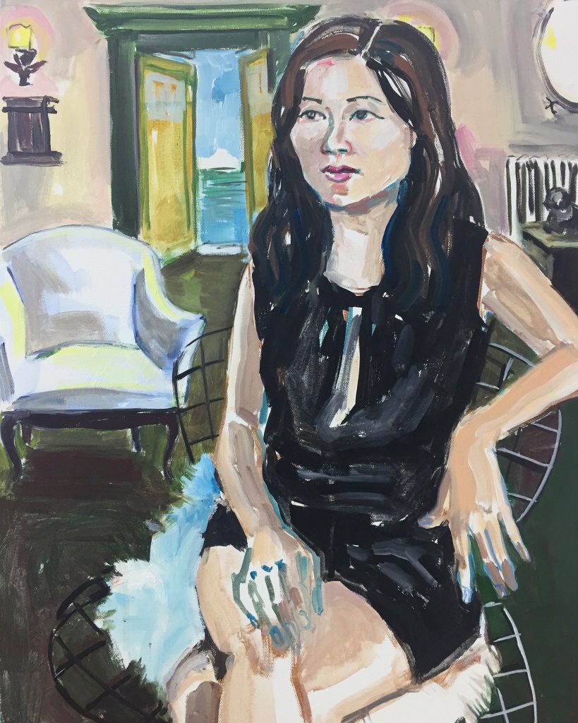 Soo Kim, 2018 Acrylic on canvas 18X24